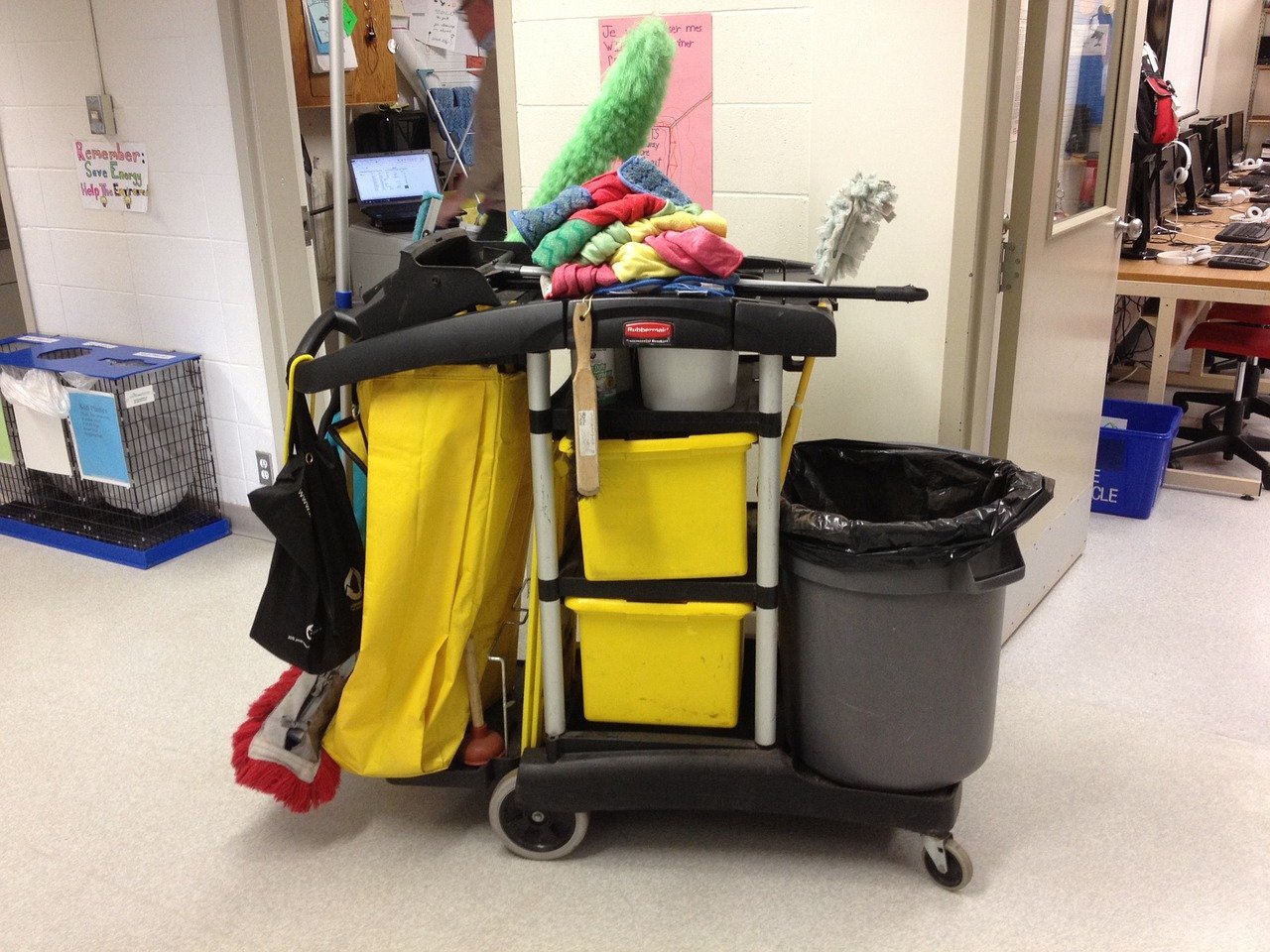 cleaning cart