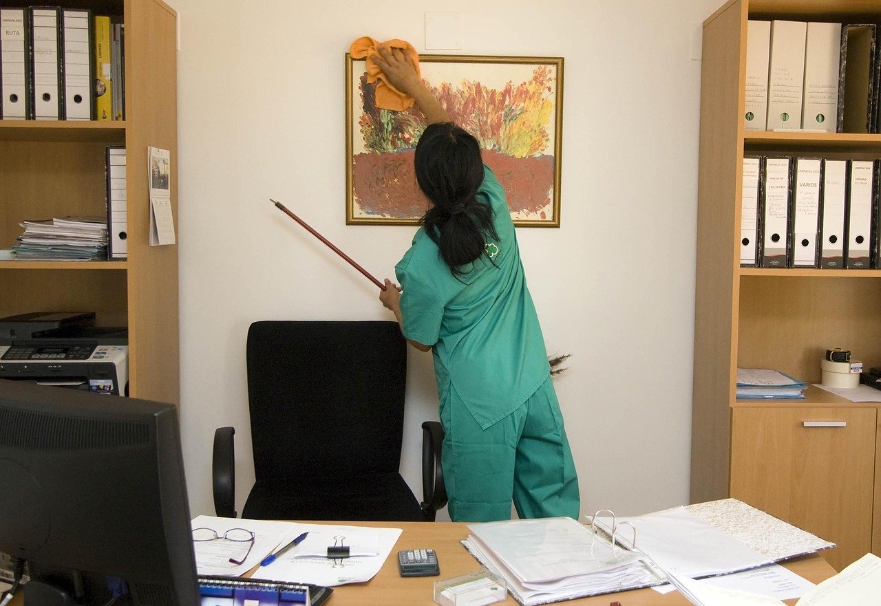 employing a professional cleaning service